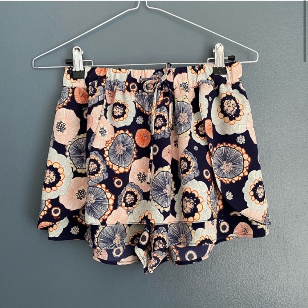 Zara Trafaluc Floral Skort